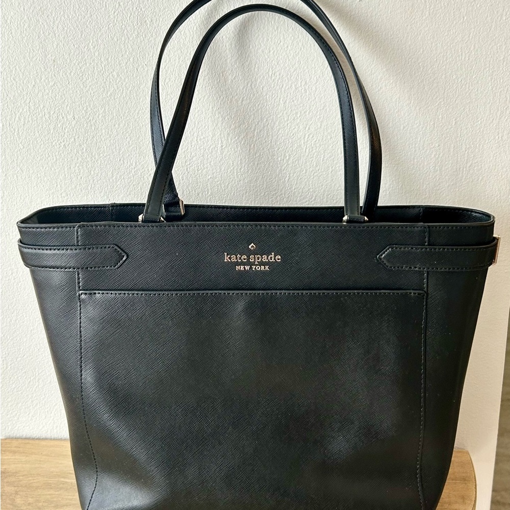 Kate Spade Staci Laptop Tote in Black